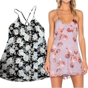 For Love & Lemons Marina Floral Mini Dress XS